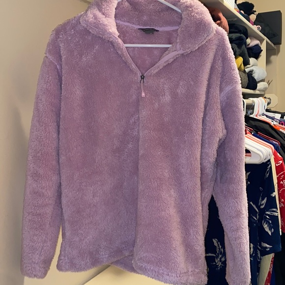 Eddie Bauer quest plush quarter zip - Picture 2 of 7